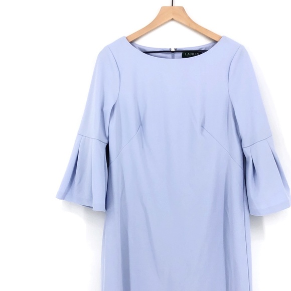 Lauren Ralph Lauren Petite Bell Sleeve Dress 12P - Picture 2 of 7